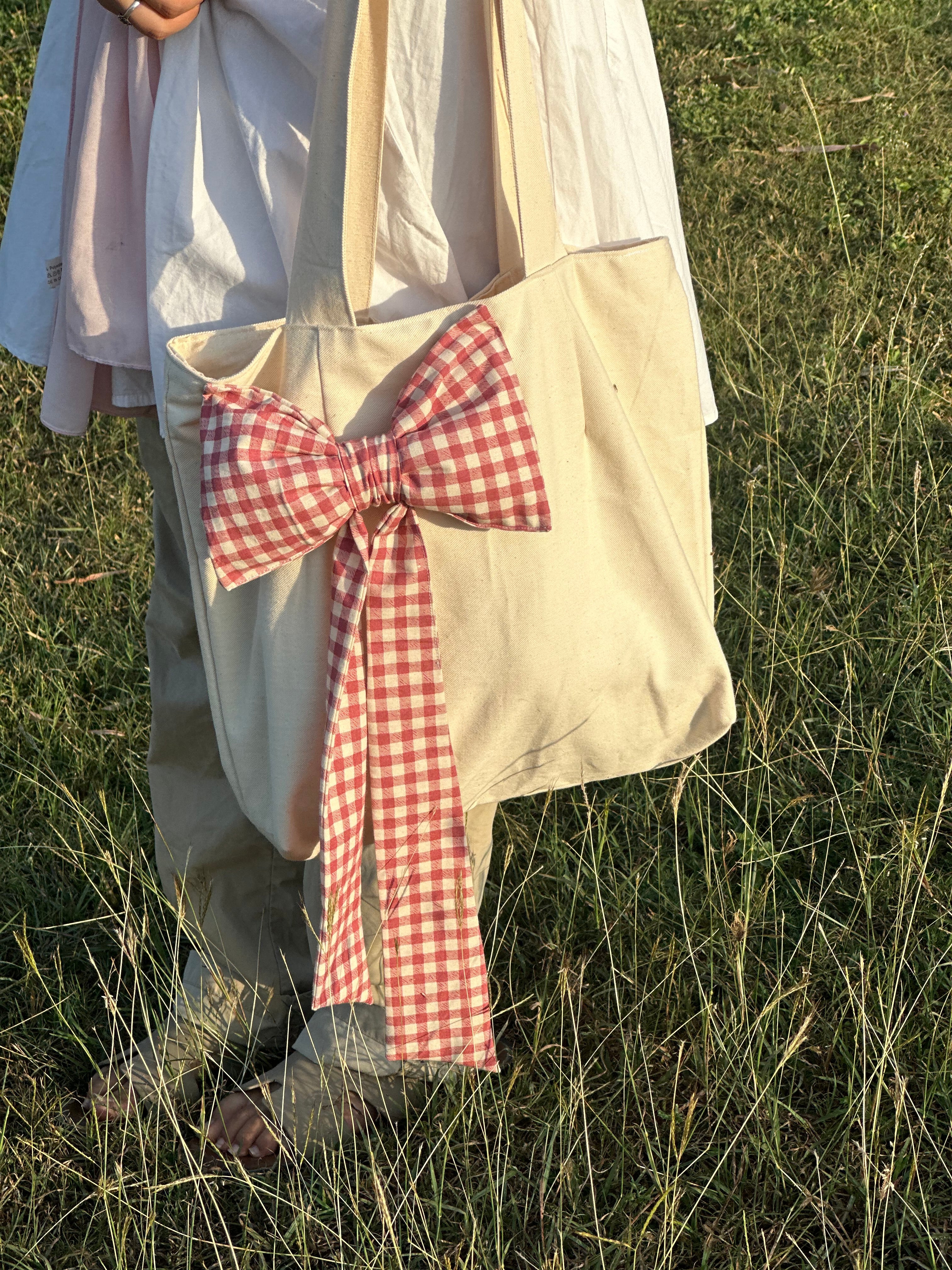 Pink Side bow bag